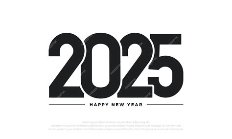 Premium Vector 2025 Happy New Year Background Design