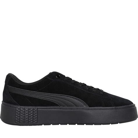 Buy Puma Womens Puma Smash Platform V2 Trainers Puma Blackpuma Black