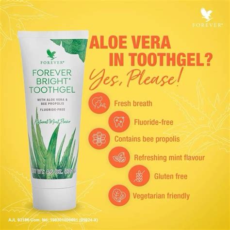 Best Tooth Gel By Forever Tooth Gel Forever Bright Toothgel Forever Living Products