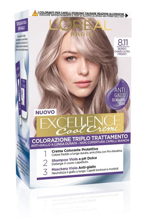 L Or Al Excellence Cool Creme Colorazione Triplo Trattamento Nuvole