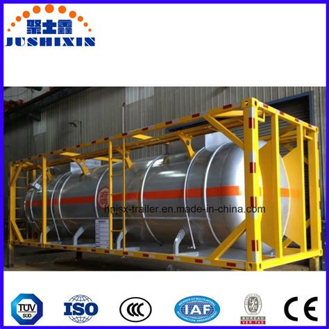 L Chemical Corrosive Poisonous Liquid Tank Container With Iso Csc