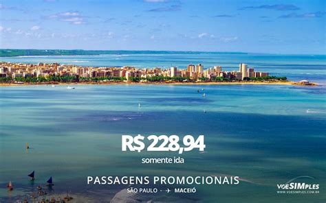 Passagem A Rea Azul Macei Saindo De Sp Voe Simples