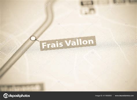 Frais Vallon Station Marseille Metro Map Stock Photo By