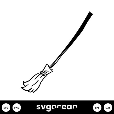 Witch Broom Svg vector for instant download - Svg Ocean — svgocean