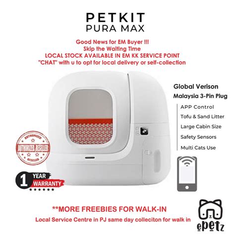 Petkit Pura Max Pura X Petree Catta Bekas Tandas Kucing Automatik App