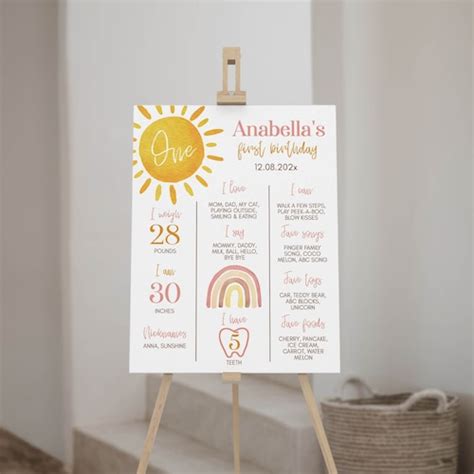 First Trip Around The Sun Birthday Invitation Editable Etsy