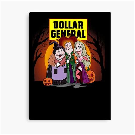 "Dollar General" Canvas Print for Sale by Velma-Wright-9 | Redbubble