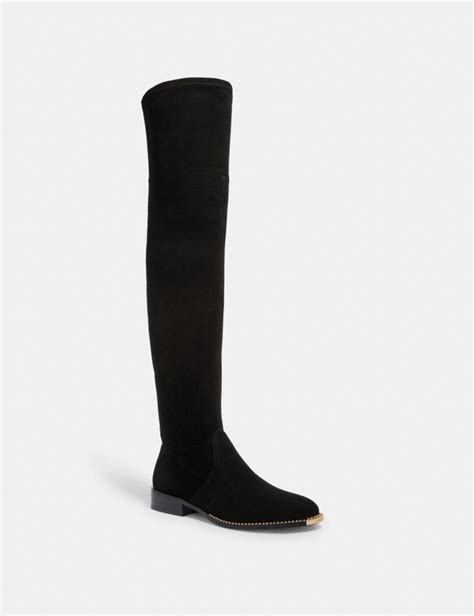 Buy High Knee Boots Without Heel In Stock