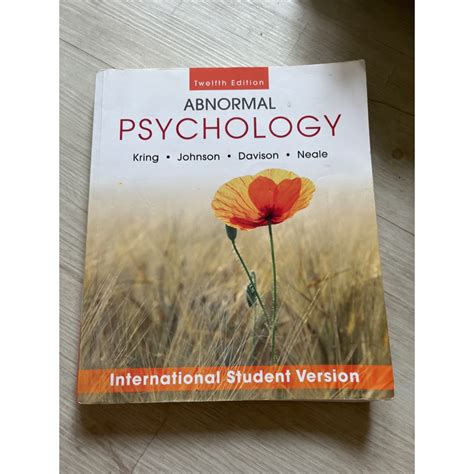 Abnormal Psychology Kring Johnson Davison Neale Dsm 5 蝦皮購物