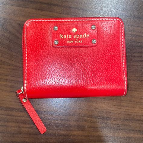 Brand New Kate Spade Red Wallet Gem