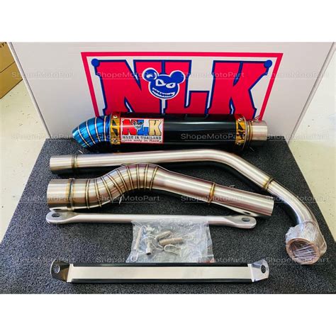 Nlk Black Opbr Exhaust Pipe Paip Racing Lc135 135lc Lc 135 Y15zr Y15z Y15 150 Rs150r Rs150 Rs