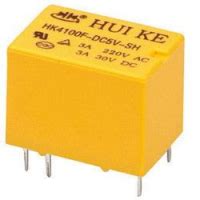 Реле HUI KE HK4100F DC5V SHG мініатюрне 3A 250VAC Ціна