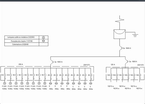 Diagramas Unifilares De Tableros Electricos Dwg Diagrama Uni