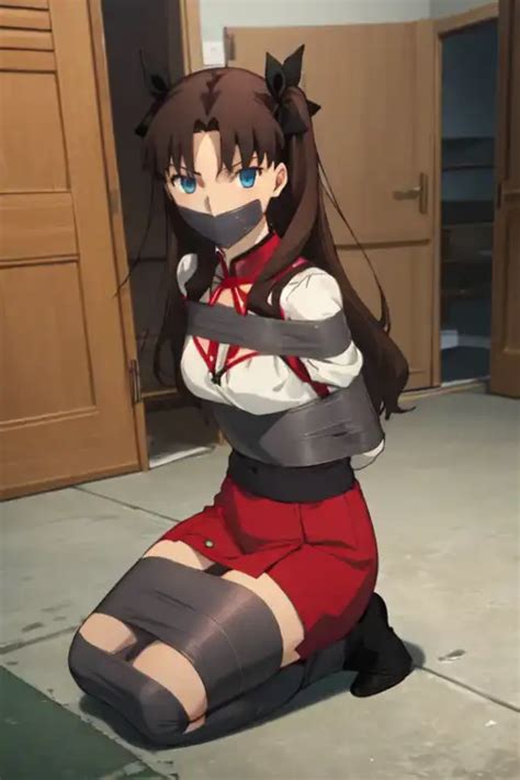 AI Art Tohsaka Bondage By Kyouko Hori PixAI