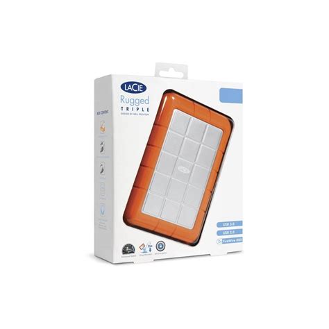 Lacie Tb Rugged Triple Interface Usb Gen Portable Hard Drive