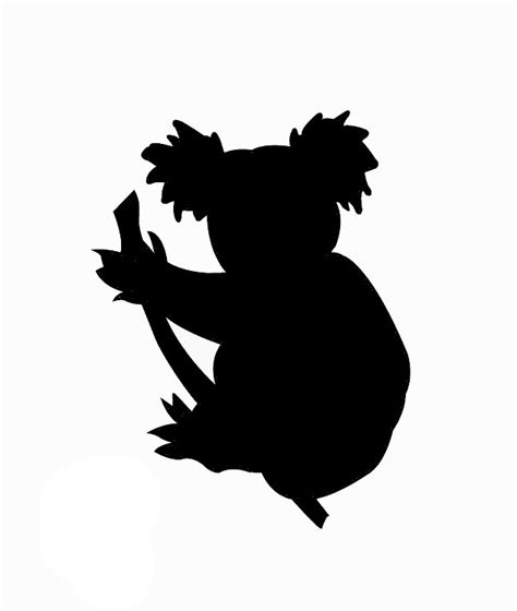 Silhouette Koala - ClipArt Best