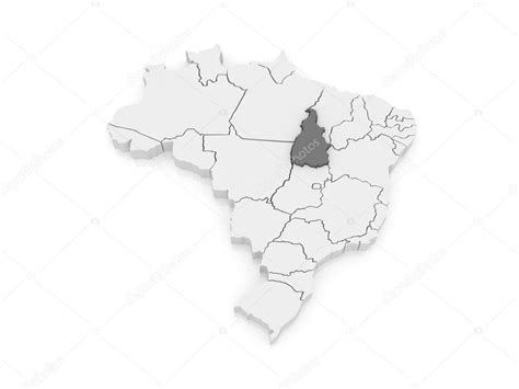 Mapa De Tocantins Brasil