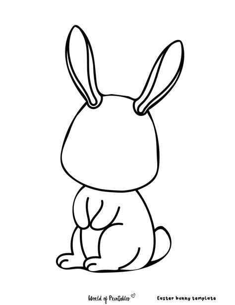 20 Best Easter Bunny Printables World Of Printables