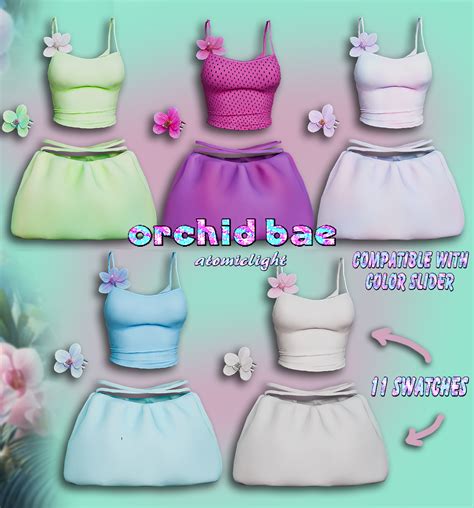 Install Orchid Bae Outfit The Sims 4 Mods Curseforge