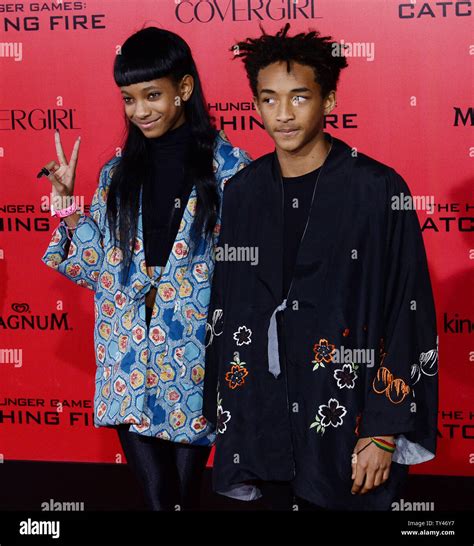 Willow Smith L And Jaden Smith Attend The Premiere Of The Motion