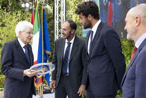 La Nazionale E Berrettini Ricevuti Dal Presidente Mattarella Foto