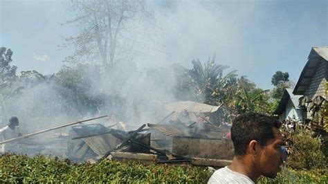 Rumah Di Manggarai Timur Terbakar Saksi Lihat Kepulan Asap Hitam