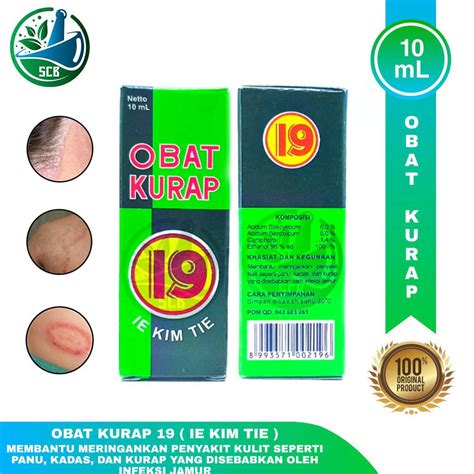 Jual Obat Kurap 19 IE KIM TIE 10ml Untuk Panu Kadas Kurap Shopee