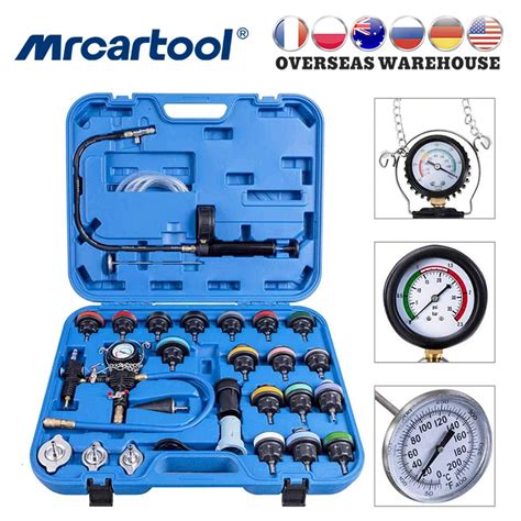 Mrcartool Pcs Car Radiator Pressure Leak Tester Set Universal Vacuum