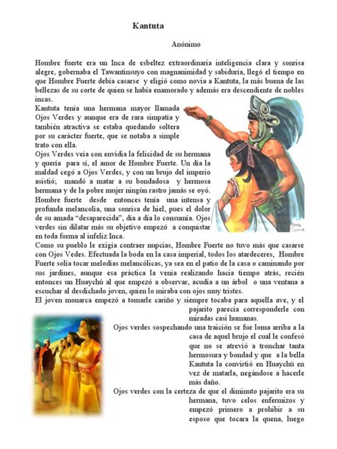 Kantuta Lectura Pdf Imperio Inca