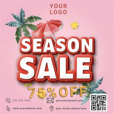 Premium Psd Psd Sale Promotion Post Design