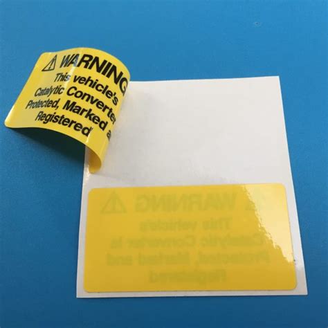 Warning Catalytic Converter Stickers