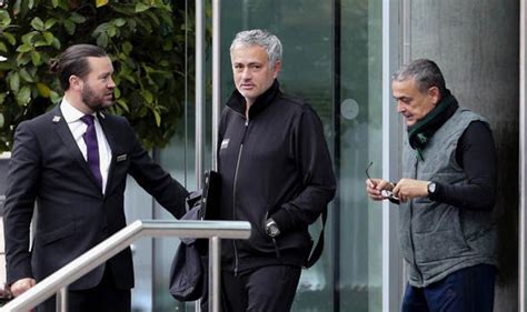 Man United News Jose Mourinho Snapped Leaving The Lowry Hotel