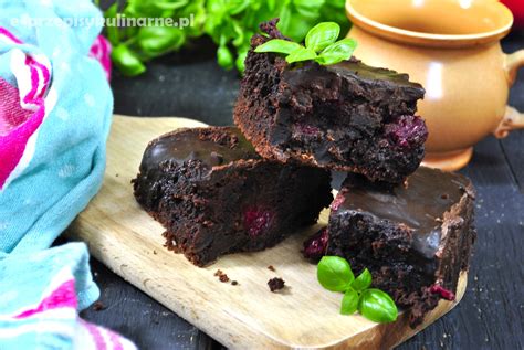 Czekoladowe Brownie Z Wi Niami E Przepisykulinarne Pl