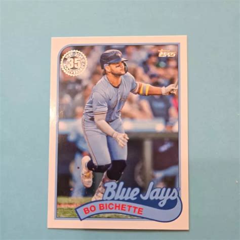 CARTE BO BICHETTE 1989 Redux 2024 Topps Series 1 89B 21 Toronto Blue