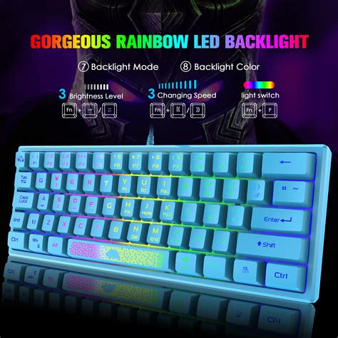 Buy Ziyou Lang K Gaming Keyboard Mini Portable With Rainbow Rgb