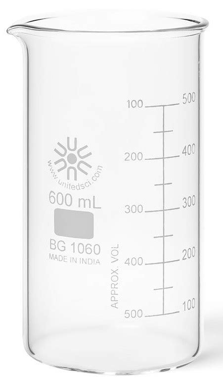 United Scientific Berzelius Beakers Tall Form LabSource