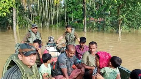 Assam Floods असम में बाढ़ से प्रभावित हुए 662 लाख लोग 9 की मौत हर