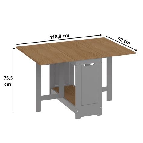 Conjunto Mesa Dobr Vel Cadeiras Butterfly Cinza Belle House Mob Lia