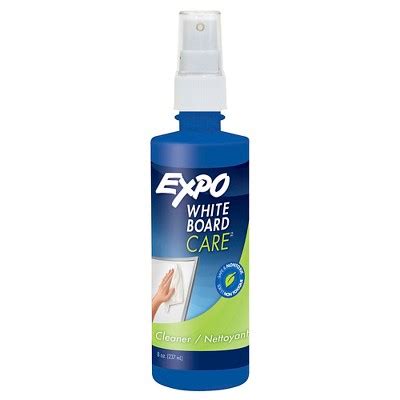 Expo White Board Care 8oz Dry Erase Board Cleaner: Clear Presentation Board Cleaning Fluid, Expo ...