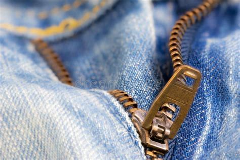 Open Zipper of a Worn Out Jeans Stock Image - Image of denim, texture: 174797011