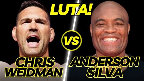 CHRIS WEIDMAN DESAFIA ANDERSON SILVA PARA LUTA DE BOXE YouTube