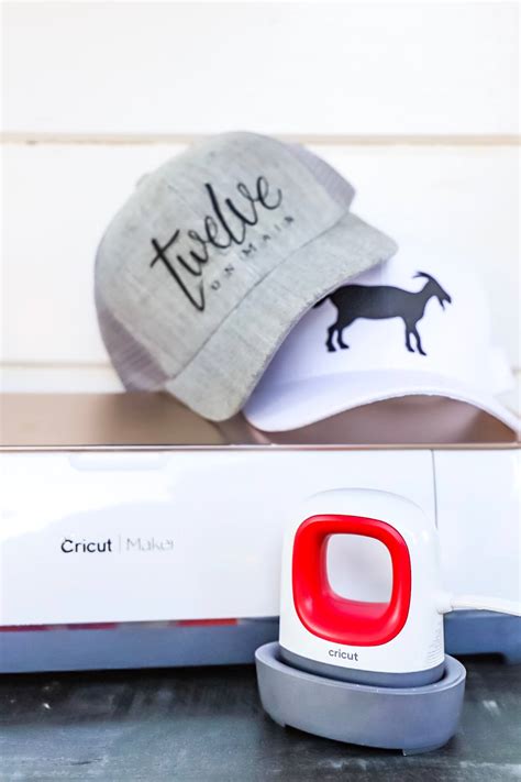 Design and Make Custom Hats with the New Cricut Easy Press Mini - Twelve On Main