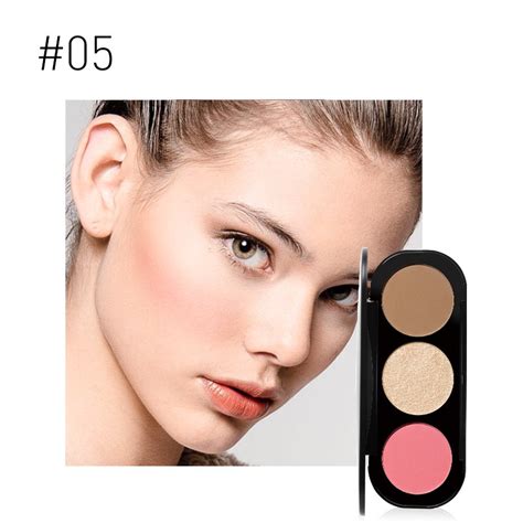 Focallure Blush Highlighter Palette Natural Soft Smooth Colors