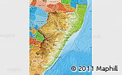 Physical Map Of Kwazulu Natal