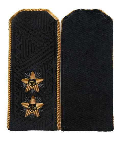 Russian Naval Vice Admiral Black Shoulder Boards