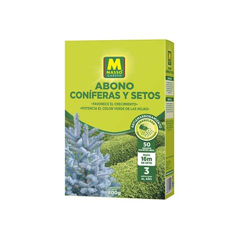 Abono ConÍferas Y Setos 800g Massó Garden