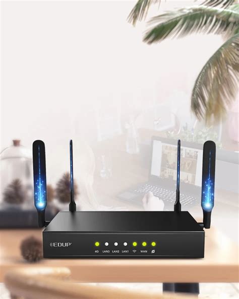 Edup New Arrival 300mbps 4g Industrial Cpe Load Balancing Dual Sim 4g