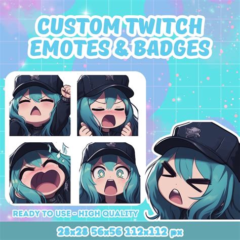 Custom Twitch Emotes Or Kick Emotes Twitch Emoji For Streamer Twitch