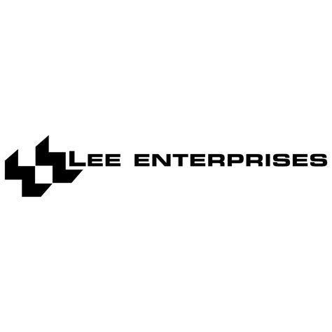 Lee Enterprises Logo Black and White – Brands Logos