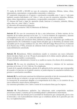 Ley Nacional De Armas Y Explosivos Pdf